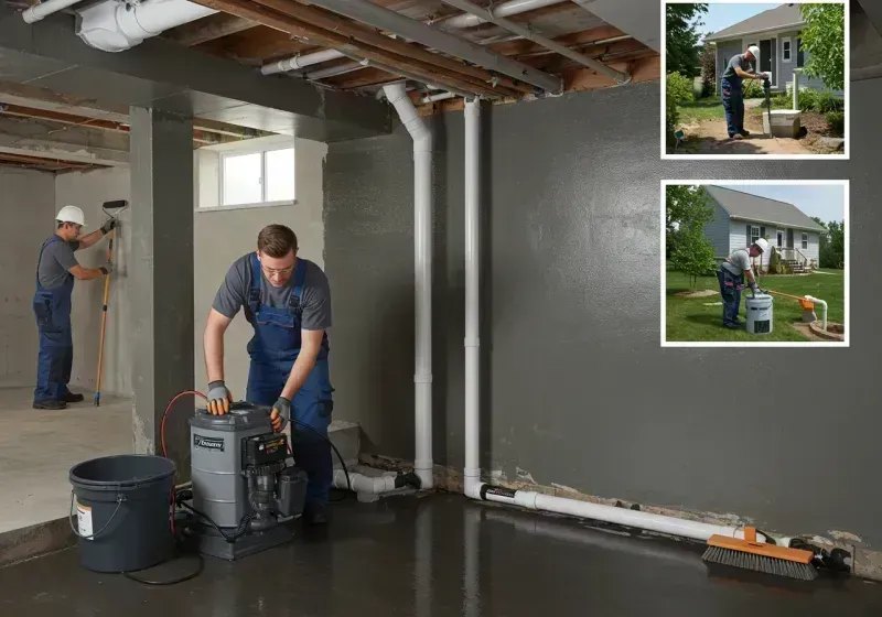 Basement Waterproofing and Flood Prevention process in Vinton, LA